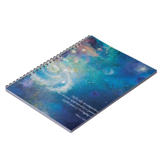 Begreifen des Universum-Notizbuches Notizblock (Linke Seite)