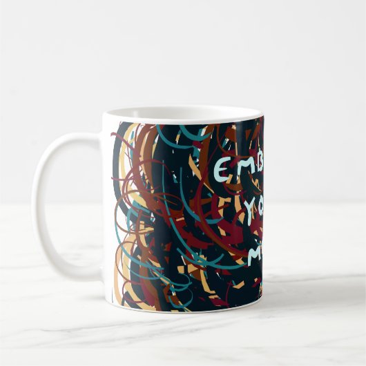 Begreifen Sie Ihr Chaos Kaffeetasse (Links)