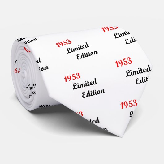 Begrenzte Ausgabe 1953 Krawatte (Gerollt)