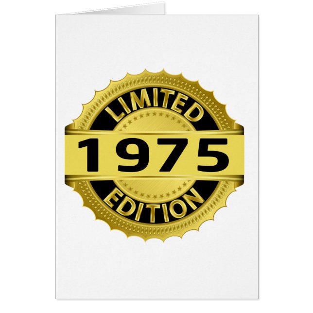 Begrenzte Ausgabe 1975 (Vorne)