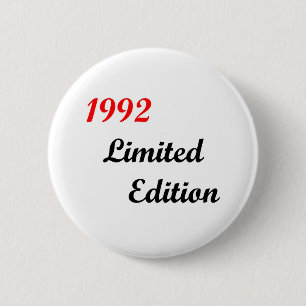 Begrenzte Ausgabe 1992 Button