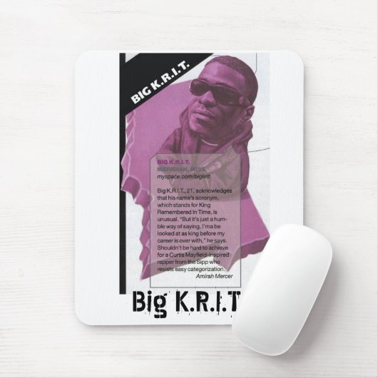 Begrenzte Ausgabe großes K.R.I.T. Mousepads (Mit Mouse)