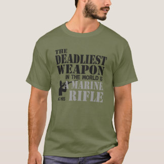 Begrenzte Ausgabe Marine und sein Gewehr T-Shirt