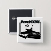 Begrenzte Ausgabemeow-MISCHENDER Knopf Button (Vorne & Hinten)