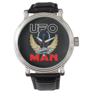 BEGRENZTE AUSGABEN-UFO-MANN-UHR ARMBANDUHR