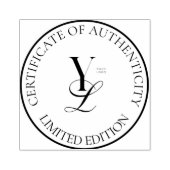 Begrenzte Briefmarke für Echtheitslogos Gummistempel (Prägung)