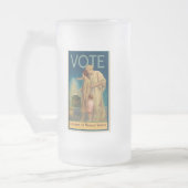 BEGRENZTE EDITION Mattierter Bierstein Mattglas Bierglas (Links)