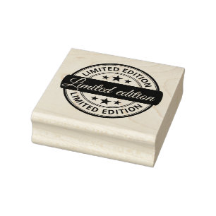 BEGRENZTE EDITION RUBBER-BRIEFMARKE GUMMISTEMPEL