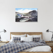 Begrenzte Eisenbahnstrecke, Hufeisenkurve Leinwanddruck (Insitu (Schlafzimmer))