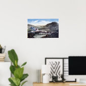 Begrenzte Eisenbahnstrecke, Hufeisenkurve Poster (Heimbüro)