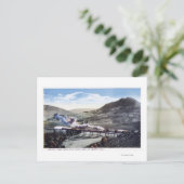 Begrenzte Eisenbahnstrecke, Hufeisenkurve Postkarte (Stehend Vorderseite)