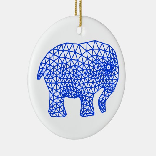 Begrenzter Elefant Keramikornament (Rechts)