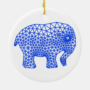 Begrenzter Elefant Keramikornament