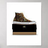 Begrenzter Sneaker Poster (Vorne)