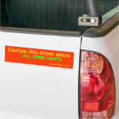 Begrenzung der Vorsicht Autoaufkleber (Auf Lkw)