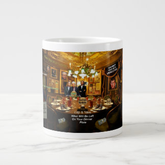 Begrenzung und Übernahme des Klimawandels Jumbo-Tasse