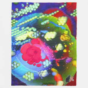 Begriff in Bewegung Fleecedecke