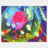 Begriff in Bewegung Fleecedecke (Vorderseite (Horizontal))