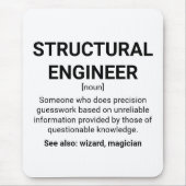 Begriff "Konstruktionsingenieur" Mousepad (Vorne)