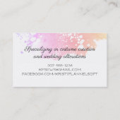 Begriffs-Näherin-Visitenkarte des Aquarells Visitenkarte (Rückseite)