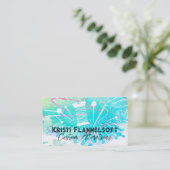 Begriffs-Näherin-Visitenkarte des Aquarells Visitenkarte (Stehend Vorderseite)