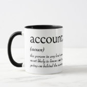 Begriffsbestimmung für "ACCOUNANT" Tasse (Links)