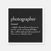 Begriffsbestimmung für FOTOGRAFIE Serviette (Vorderseite)