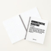 Begriffsbestimmung für "Funny Administrative Assis Notizblock (Innenseite)