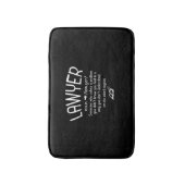 Begriffsbestimmung für "Funny Lawyer" Badematte (Vorderseite Vertikal)