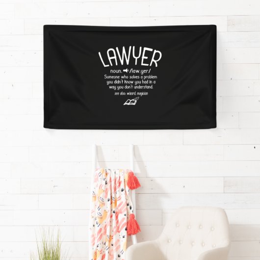 Begriffsbestimmung für "Funny Lawyer" Banner (Insitu)