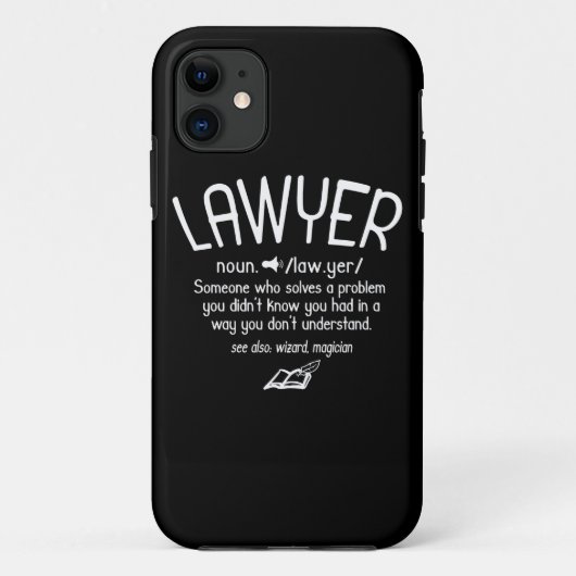 Begriffsbestimmung für "Funny Lawyer" Case-Mate iPhone Hülle (Rückseite)