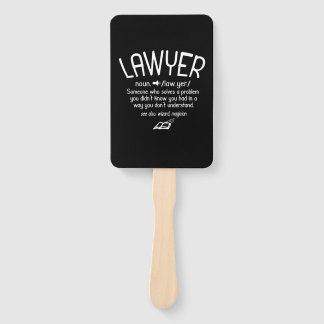 Begriffsbestimmung für "Funny Lawyer" Fächer