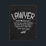 Begriffsbestimmung für "Funny Lawyer" Fleecedecke<br><div class="desc">Begriffsbestimmung für "Funny Lawyer"</div>