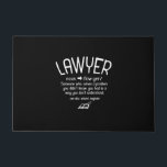 Begriffsbestimmung für "Funny Lawyer" Fußmatte<br><div class="desc">Begriffsbestimmung für "Funny Lawyer"</div>