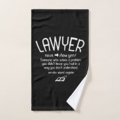 Begriffsbestimmung für "Funny Lawyer" Handtuch (Handtuch)