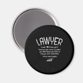 Begriffsbestimmung für "Funny Lawyer" Magnet (Vorderseite/Rückseite)