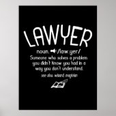 Begriffsbestimmung für "Funny Lawyer" Poster (Vorne)