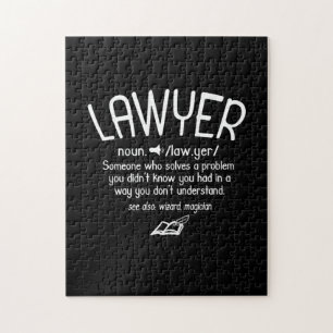 Begriffsbestimmung für "Funny Lawyer" Puzzle