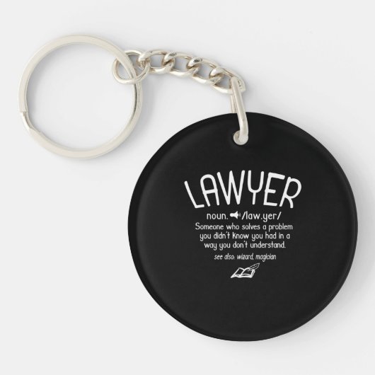 Begriffsbestimmung für "Funny Lawyer" Schlüsselanhänger (Vorderseite)
