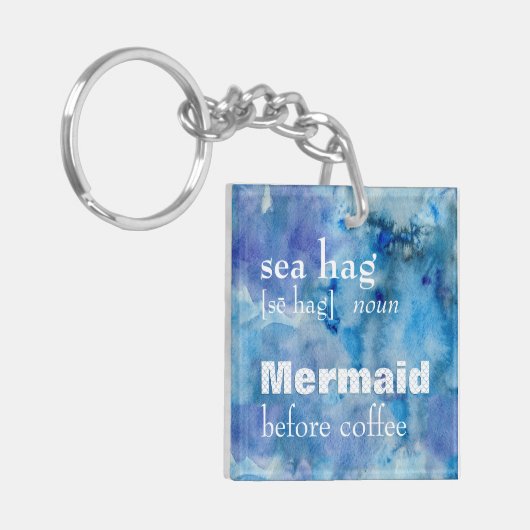 Begriffsbestimmung für "Funny Sea Hag" 🧜 ‍ ♀ Meer Schlüsselanhänger (Vorderseite links)