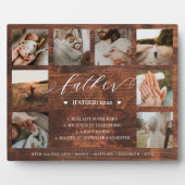 Begriffsbestimmung für Holzfotocollage im Vaterwör Fotoplatte (Vorderseite)