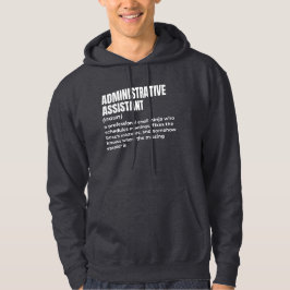 Begriffsbestimmung für lustige Verwaltungsassisten Hoodie