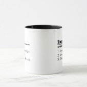 Begriffsbestimmung für moderne Personalisierte Bez Tasse (Zentrum)