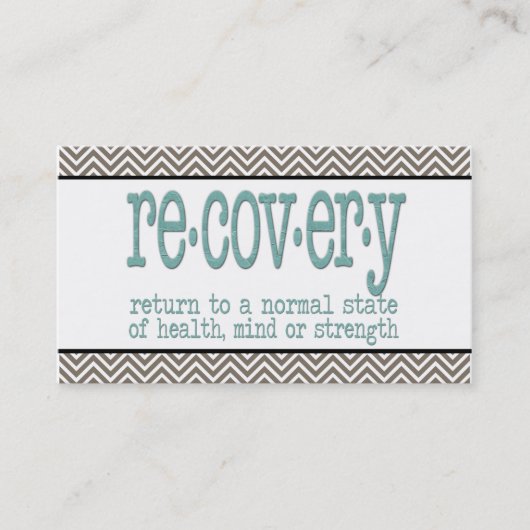 Begriffsbestimmung für Om Erholungen Visitenkarte (Vorderseite)