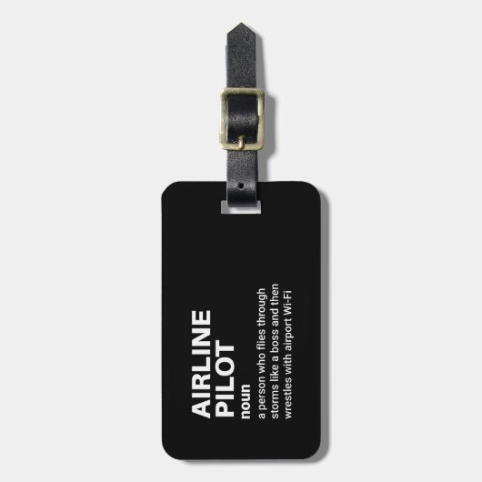 Begriffsbestimmung für unglaublich witzig Luftfahr Gepäckanhänger (Vorderseite vertikal)