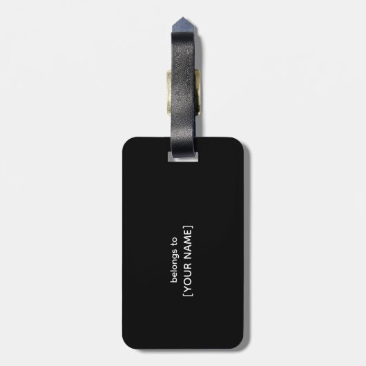 Begriffsbestimmung für unglaublich witzig Luftfahr Gepäckanhänger (Rückseite vertikal)