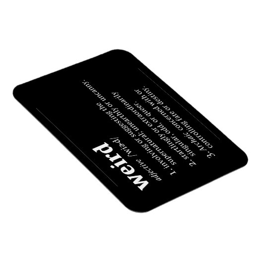 Begriffsbestimmung für Wörterbücher | Flex Goth Ma Magnet (Rechte Seite)