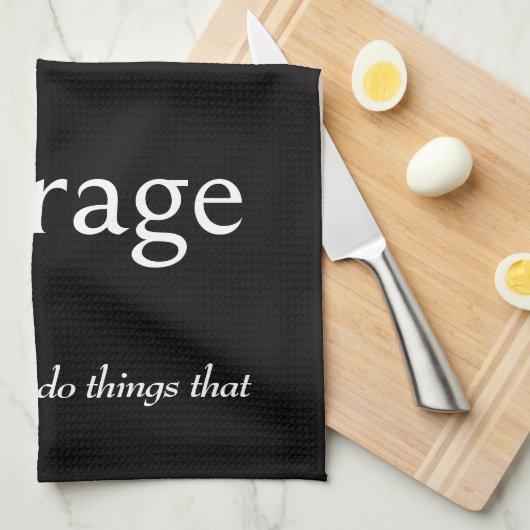 Begriffsbestimmung für Wörterbücher Geschirrtuch (Viertel Falte)