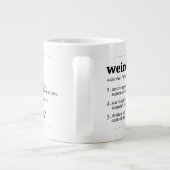 Begriffsbestimmung für Wörterbücher | Goth Special Jumbo-Tasse (Rückseite)