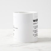 Begriffsbestimmung für Wörterbücher | Goth Special Jumbo-Tasse (Vorderseite)